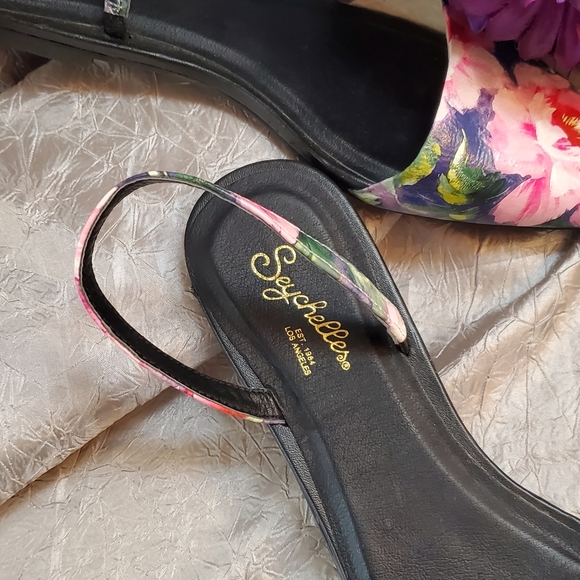 SEYCHELLES LOS ANGELES LEATHER FLATS SZ 8 - Picture 7 of 11